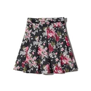 Abercrombie Floral Skater Skirt